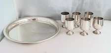 7pc Sterling Boxed Cordial Set by Baldwin & Miller picture