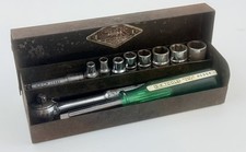 Vtg S-K SK Tool Breaking Bar Socket Set 1/4