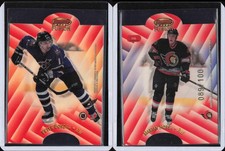 1998-99 Bowman's Best Fusion Refractor F13 Marian Hossa (RC) Peter Bondra 89/100 picture