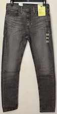 Mens LEVI'S 510 Skinny Stretch Flex Black Jeans Size 32 x 34 picture