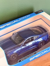 Maisto 1:18 2015 Ford Mustang GT Blue Diecast Special Edition #31197 Boxed picture