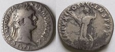 Domitian AR Denarius Minerva IMP XXI COS XV Roman Silver Coin AD 90 picture