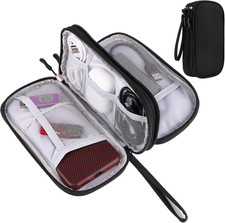 Organizador de cables de viaje - Bolsa para accesorios electrónicos - Negro picture