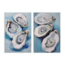 Stupell Industries Oysters on the Half Shell 2pc Canvas Art Set 20