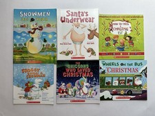 Christmas Winter Children's Books Paperback Lot 6 picture