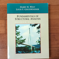 Fundamentals of Structural Analysis Second Edition Textbook West Geschwindner picture