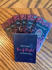 Maniology Box of Night Halloween Stamping Plates 6pc Set & Advent Booklet Rare picture