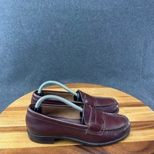 Vintage GH Bass Weejuns Leather Penny Loafers Burgundy Mens 5AAA Womens 6.5AAA picture