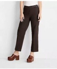 Future Collective High Rise Straight Pant Saddle Wrap Reese Blutstein Size 12 picture