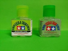 2x TAMIYA 87038 EXTRA THIN CEMENT 40 ml + 87182  QUICK SETTING PLASTIC CEMENT  picture
