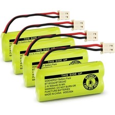 4pcs Battery Pack BT183342 BT283342 BT162342 For Vtech AT&T Home Cordless Phone picture