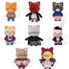 One Piece Official Plush Set - Nami, Robin, Crocodile, Corazon, Marco, Cat Dolls picture