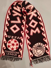 Vintage Olympiacos Piraeus UEFA Champions League Football Scarf Greece picture