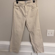 Kensie Jeans High Rise Straight Vintage Luxe Cream picture