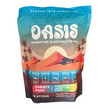 OASIS Electrolyte Drink Mix, 16 Sticks, Variety Pack picture