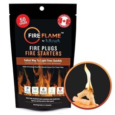 FireFlame Fire Plugs Fire Starter - Quick Instant 100% Waterproof - 50 Plugs picture