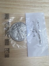 1942 Walking Liberty Half Dollar 90% Silver - Littleton Packaging - Circulated picture