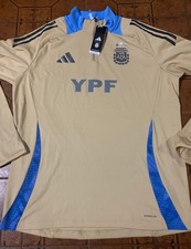 ARGENTINA PLAYERS TRAINING FLEECE / WARMUP SWEATSHIRT  - BNWT  picture