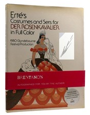 Erte ERTE'S COSTUMES AND SETS FOR DER ROSENKAVALIER In Full Color Signed 1st Edi picture