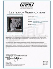 AL PACINO SIGNED MEZCO SCARFACE FIGURE TONY MONTANA GRAD LETTER OF VERIFICATION picture