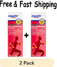 Equate Ultra Strength Pain Relieving Cream 4oz Compare Bengay 8oz Total picture