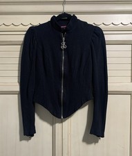 Vintage Betsey Johnson Zip Up Victorian Jacket Y2K Women’s Size Medium picture