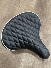 Beach Cruiser Bike Diamond Saddle Seat *BLACK w/Springs Comfort Bicycle picture