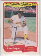 G) 1985 Fleer Baseball Trading Card - Tony Gwynn Limited Edition #11 picture