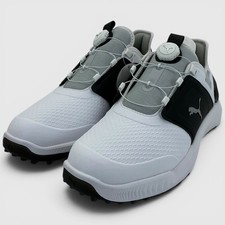 Puma IGNITE ELEVATE Disc Men's Size 9.5 White Golf Shoes NIB picture