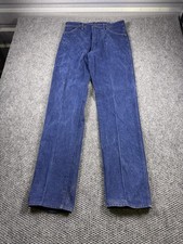 Vintage Wrangler Jeans Mens 35x36 Blue Straight Leg Denim USA Made Classic Fit picture