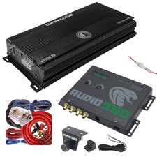 Gravity E7500.1D Warzone 7500W Amp + Audio360 AD7500B Bass Processor + Amp Kit picture