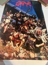 Vintage 1990 GWAR Scumdogs Large Promotional Poster picture