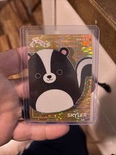 2024 Panini SQUISHMALLOWS SKYLER 08/99 ORANGE PULSAR PRIZM SP No. 3 🦨 picture