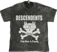 Descendents I'm Not A Punk T-Shirt Punk Rock Music Mineral Vintage Washed Tee picture