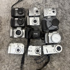 Vintage Digital Camera Lot 12  Kodak Canon Sony Olympus Parts Repair  Untested picture