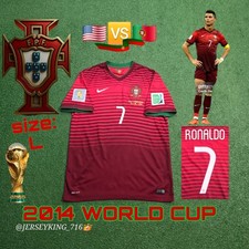 🇵🇹Nike Portugal  FPF Cristiano Ronaldo #7 2014 Brazil World Cup Home Jersey  picture