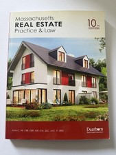Massachusetts Real Estate Practice & Law 10th Ed Anita C. Hill PB Dearborn 2010 picture