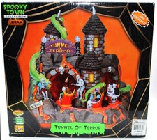 Lemax Spooky Town Tunnel Of Terror Halloween Animated Musical 2008 Tested Works picture