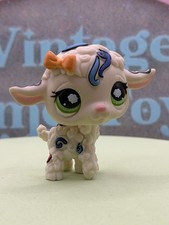 Authentic Littlest Pet Shop LPS #1068 LAMB POSTCARD PETS Cloud Eyes picture
