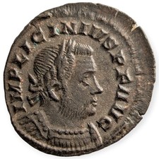 Roman Britian Licinius I 316 AD Follis Roman Imperial Coin Londinium Mint 8L picture
