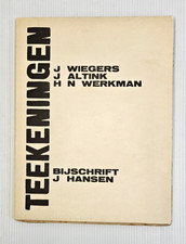 Rare 1924 Portfolio Book Teekeningen, Wiegers, Atlink Werkman Text by Job Hansen picture