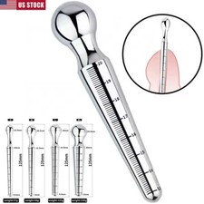 FRRK Male Stainless Steel Penis Plug Urethral Sounding Dilator Penis Stretcher picture