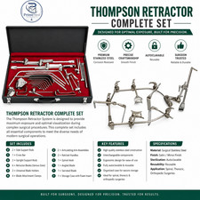Thompson Retractor Complete Set Stainless Steel Orthopedic Surgical Instrument picture
