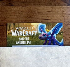 World of Warcraft Skipper Axolotl Pet Collectible Card  - WoW - Blizzcon picture