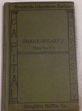 Shakespeare's Macbeth - 1911 - Riverside Literature Series - Houghton Mifflin Co picture