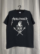 Vintage Late 2000s Metallica Metalli'Fukin'Ca Skull Band Tee Size L Gildan Tag picture