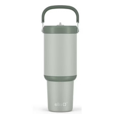 Ello Oasis Go 30 oz Leak-Proof Stainless-Steel Tumbler Retractable Straw Thyme picture
