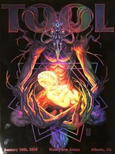 Tool January 28 2020 Atlanta GA Concert Poster picture