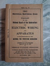 National Electrical Code UBFU No. 70 PBK VTG 1962 picture