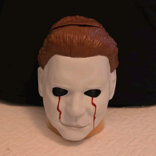 Snapco Halloween II Michael Myers Full Face Reusable Popcorn Mask One Size picture